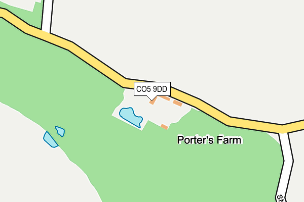 CO5 9DD map - OS OpenMap – Local (Ordnance Survey) CO5 9DD map - OS OpenMap – Local (Ordnance Survey)