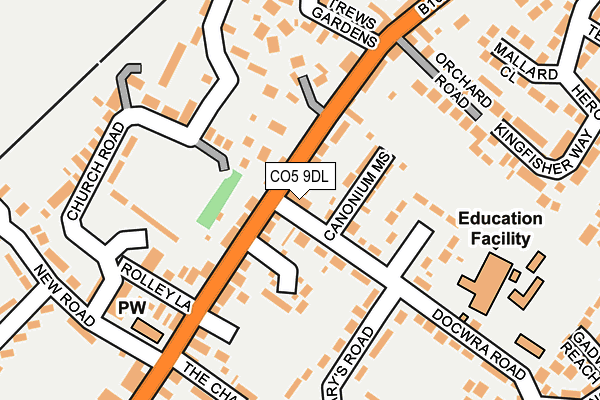 CO5 9DL map - OS OpenMap – Local (Ordnance Survey) CO5 9DL map - OS OpenMap – Local (Ordnance Survey)