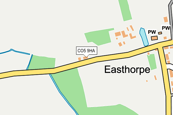 CO5 9HA map - OS OpenMap – Local (Ordnance Survey) CO5 9HA map - OS OpenMap – Local (Ordnance Survey)