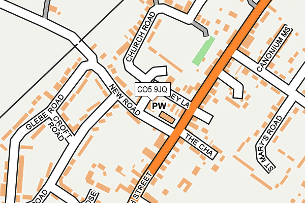 CO5 9JQ map - OS OpenMap – Local (Ordnance Survey) CO5 9JQ map - OS OpenMap – Local (Ordnance Survey)
