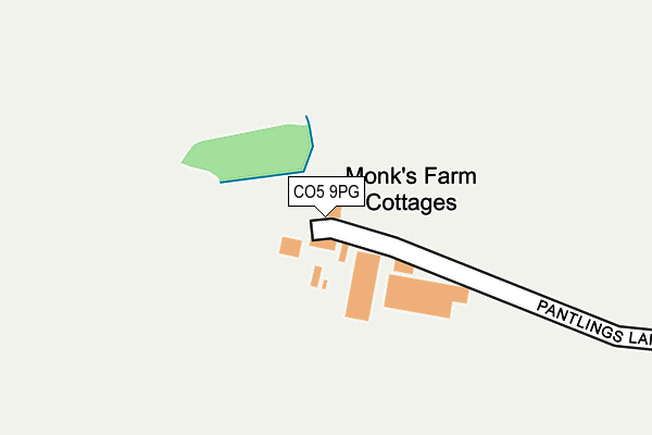 CO5 9PG map - OS OpenMap – Local (Ordnance Survey) CO5 9PG map - OS OpenMap – Local (Ordnance Survey)