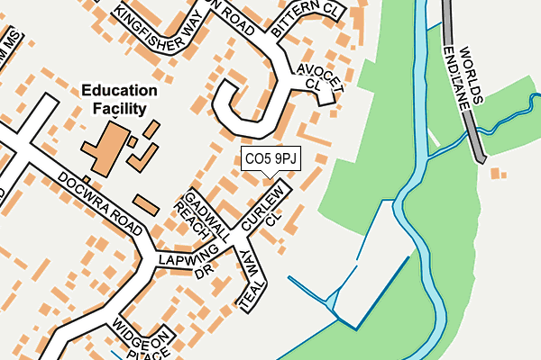 CO5 9PJ map - OS OpenMap – Local (Ordnance Survey) CO5 9PJ map - OS OpenMap – Local (Ordnance Survey)