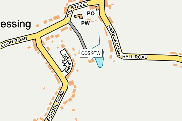 CO5 9TW map - OS OpenMap – Local (Ordnance Survey) CO5 9TW map - OS OpenMap – Local (Ordnance Survey)