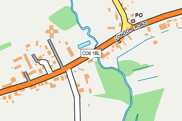 CO6 1BL map - OS OpenMap – Local (Ordnance Survey) CO6 1BL map - OS OpenMap – Local (Ordnance Survey)