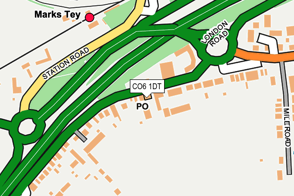 CO6 1DT map - OS OpenMap – Local (Ordnance Survey) CO6 1DT map - OS OpenMap – Local (Ordnance Survey)