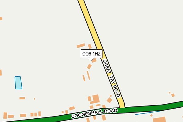 CO6 1HZ map - OS OpenMap – Local (Ordnance Survey) CO6 1HZ map - OS OpenMap – Local (Ordnance Survey)