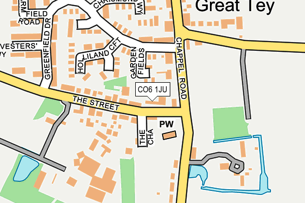 CO6 1JU map - OS OpenMap – Local (Ordnance Survey) CO6 1JU map - OS OpenMap – Local (Ordnance Survey)