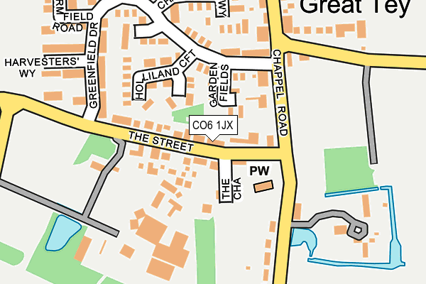 CO6 1JX map - OS OpenMap – Local (Ordnance Survey) CO6 1JX map - OS OpenMap – Local (Ordnance Survey)