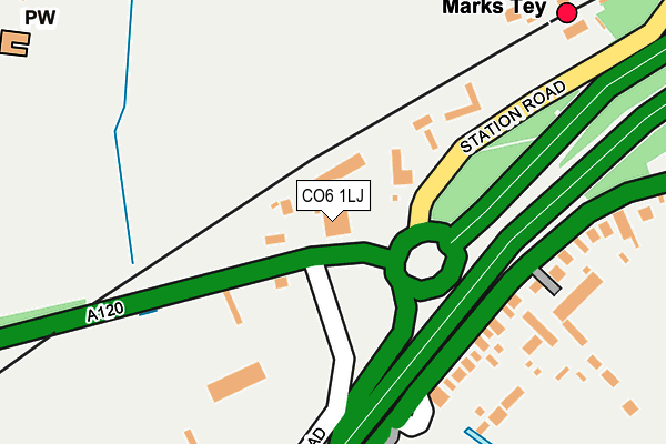 CO6 1LJ map - OS OpenMap – Local (Ordnance Survey) CO6 1LJ map - OS OpenMap – Local (Ordnance Survey)