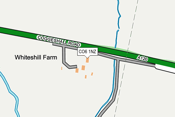 CO6 1NZ map - OS OpenMap – Local (Ordnance Survey) CO6 1NZ map - OS OpenMap – Local (Ordnance Survey)