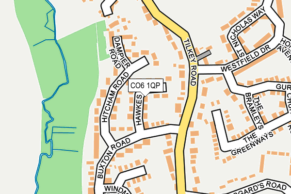 CO6 1QP map - OS OpenMap – Local (Ordnance Survey) CO6 1QP map - OS OpenMap – Local (Ordnance Survey)