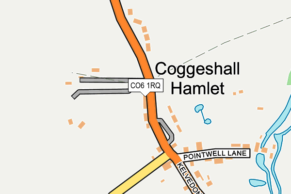 CO6 1RQ map - OS OpenMap – Local (Ordnance Survey) CO6 1RQ map - OS OpenMap – Local (Ordnance Survey)