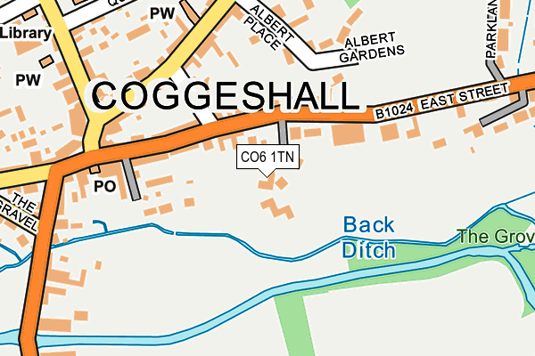 CO6 1TN map - OS OpenMap – Local (Ordnance Survey) CO6 1TN map - OS OpenMap – Local (Ordnance Survey)