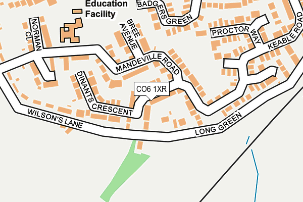 CO6 1XR map - OS OpenMap – Local (Ordnance Survey) CO6 1XR map - OS OpenMap – Local (Ordnance Survey)