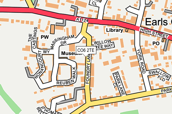 CO6 2TE map - OS OpenMap – Local (Ordnance Survey) CO6 2TE map - OS OpenMap – Local (Ordnance Survey)
