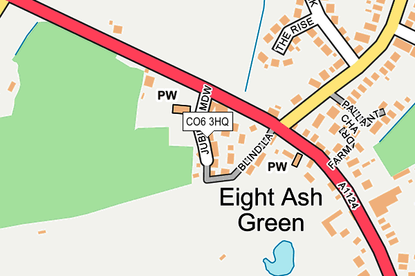 CO6 3HQ map - OS OpenMap – Local (Ordnance Survey) CO6 3HQ map - OS OpenMap – Local (Ordnance Survey)