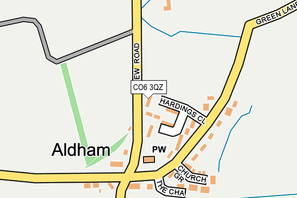 CO6 3QZ map - OS OpenMap – Local (Ordnance Survey) CO6 3QZ map - OS OpenMap – Local (Ordnance Survey)