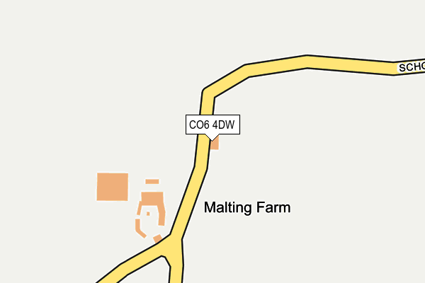CO6 4DW map - OS OpenMap – Local (Ordnance Survey) CO6 4DW map - OS OpenMap – Local (Ordnance Survey)