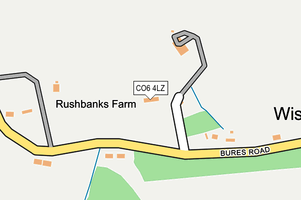 CO6 4LZ map - OS OpenMap – Local (Ordnance Survey) CO6 4LZ map - OS OpenMap – Local (Ordnance Survey)