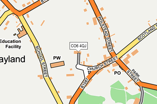 CO6 4QJ map - OS OpenMap – Local (Ordnance Survey) CO6 4QJ map - OS OpenMap – Local (Ordnance Survey)