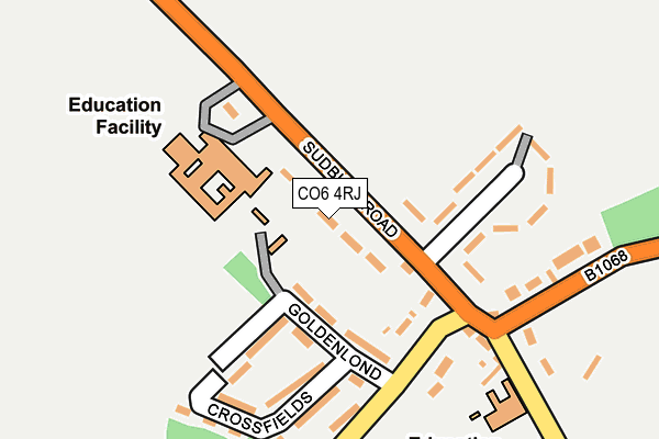 CO6 4RJ map - OS OpenMap – Local (Ordnance Survey) CO6 4RJ map - OS OpenMap – Local (Ordnance Survey)