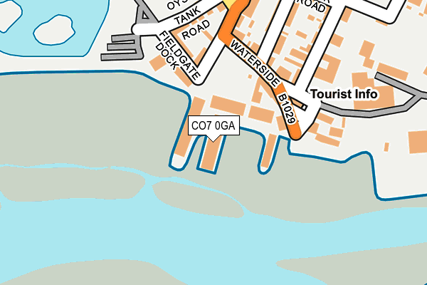 CO7 0GA map - OS OpenMap – Local (Ordnance Survey) CO7 0GA map - OS OpenMap – Local (Ordnance Survey)