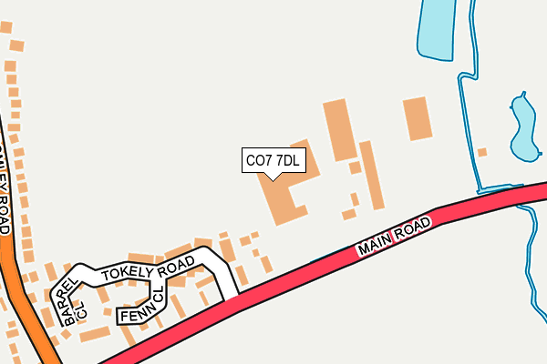 CO7 7DL map - OS OpenMap – Local (Ordnance Survey) CO7 7DL map - OS OpenMap – Local (Ordnance Survey)