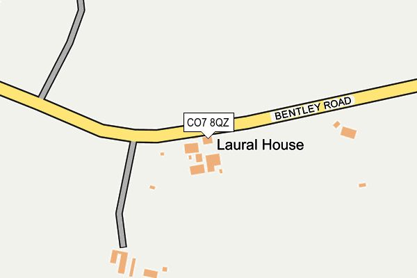CO7 8QZ map - OS OpenMap – Local (Ordnance Survey) CO7 8QZ map - OS OpenMap – Local (Ordnance Survey)