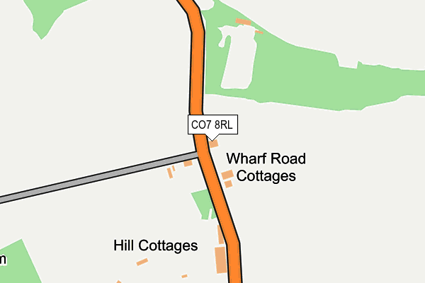 CO7 8RL map - OS OpenMap – Local (Ordnance Survey) CO7 8RL map - OS OpenMap – Local (Ordnance Survey)