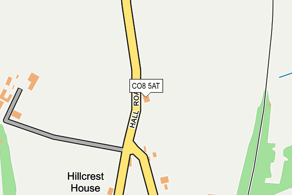 CO8 5AT map - OS OpenMap – Local (Ordnance Survey) CO8 5AT map - OS OpenMap – Local (Ordnance Survey)