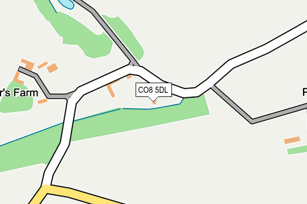 CO8 5DL map - OS OpenMap – Local (Ordnance Survey) CO8 5DL map - OS OpenMap – Local (Ordnance Survey)