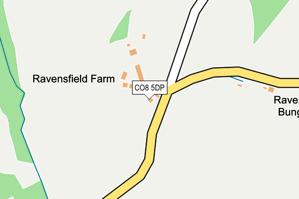 CO8 5DP map - OS OpenMap – Local (Ordnance Survey) CO8 5DP map - OS OpenMap – Local (Ordnance Survey)