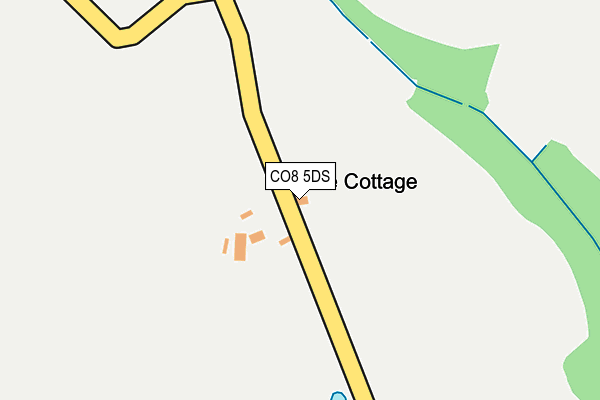 CO8 5DS map - OS OpenMap – Local (Ordnance Survey) CO8 5DS map - OS OpenMap – Local (Ordnance Survey)