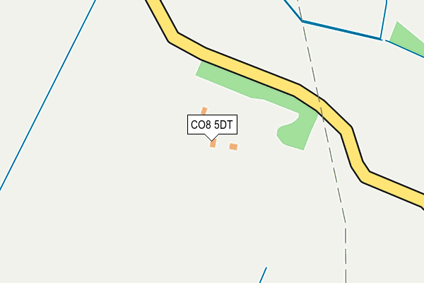 CO8 5DT map - OS OpenMap – Local (Ordnance Survey) CO8 5DT map - OS OpenMap – Local (Ordnance Survey)