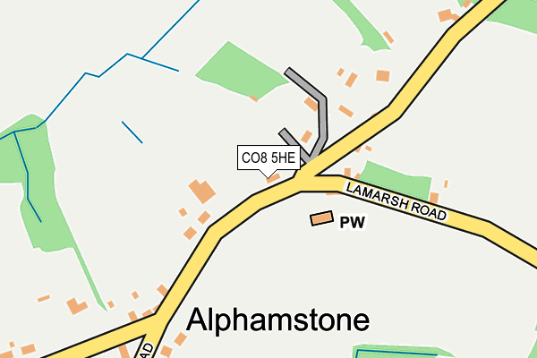 CO8 5HE map - OS OpenMap – Local (Ordnance Survey) CO8 5HE map - OS OpenMap – Local (Ordnance Survey)