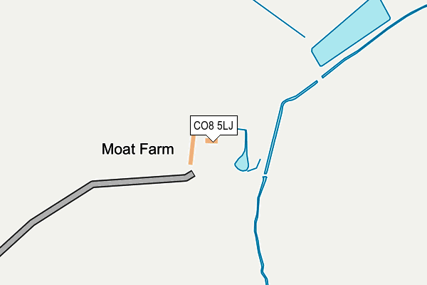 CO8 5LJ map - OS OpenMap – Local (Ordnance Survey) CO8 5LJ map - OS OpenMap – Local (Ordnance Survey)