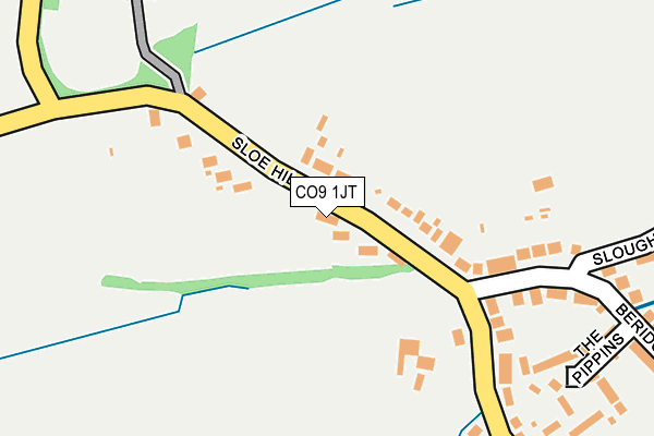 CO9 1JT map - OS OpenMap – Local (Ordnance Survey) CO9 1JT map - OS OpenMap – Local (Ordnance Survey)