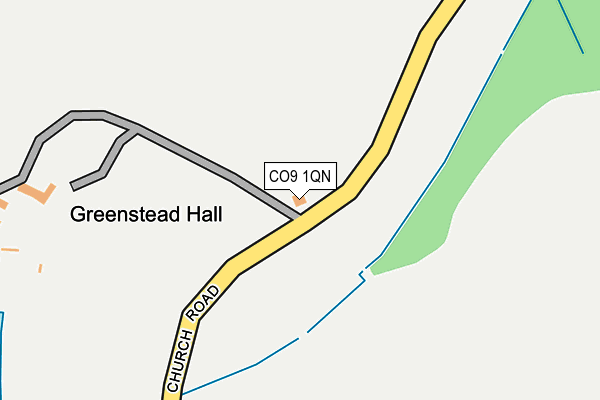 CO9 1QN map - OS OpenMap – Local (Ordnance Survey) CO9 1QN map - OS OpenMap – Local (Ordnance Survey)