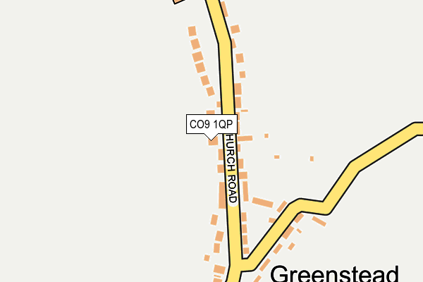 CO9 1QP map - OS OpenMap – Local (Ordnance Survey)