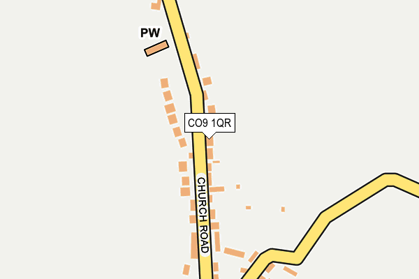 CO9 1QR map - OS OpenMap – Local (Ordnance Survey) CO9 1QR map - OS OpenMap – Local (Ordnance Survey)