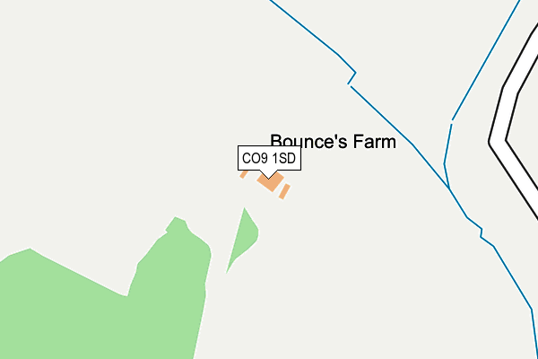 CO9 1SD map - OS OpenMap – Local (Ordnance Survey) CO9 1SD map - OS OpenMap – Local (Ordnance Survey)