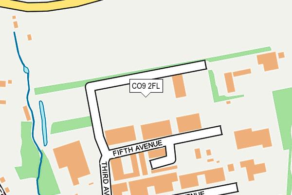 CO9 2FL map - OS OpenMap – Local (Ordnance Survey) CO9 2FL map - OS OpenMap – Local (Ordnance Survey)