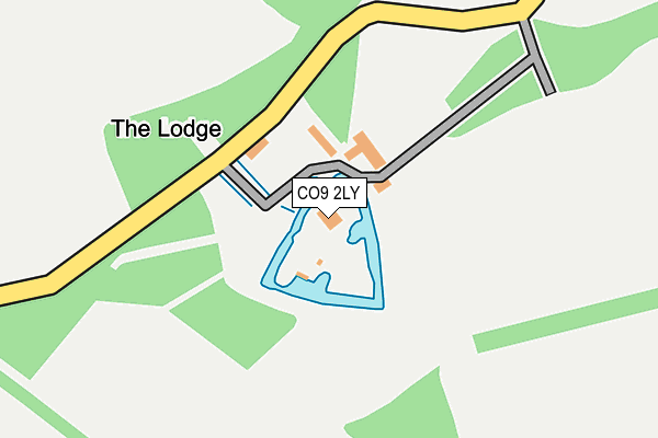 CO9 2LY map - OS OpenMap – Local (Ordnance Survey)
