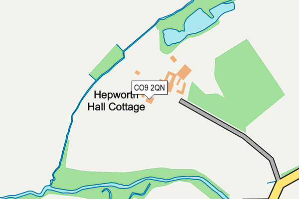 CO9 2QN map - OS OpenMap – Local (Ordnance Survey)