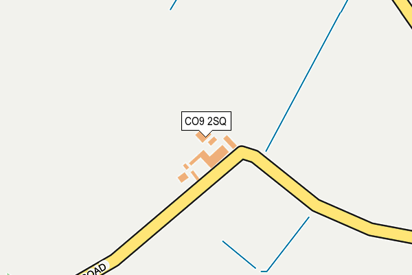 CO9 2SQ map - OS OpenMap – Local (Ordnance Survey) CO9 2SQ map - OS OpenMap – Local (Ordnance Survey)