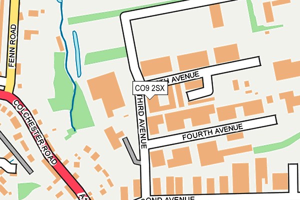 CO9 2SX map - OS OpenMap – Local (Ordnance Survey) CO9 2SX map - OS OpenMap – Local (Ordnance Survey)