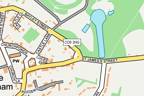 CO9 3HG map - OS OpenMap – Local (Ordnance Survey) CO9 3HG map - OS OpenMap – Local (Ordnance Survey)