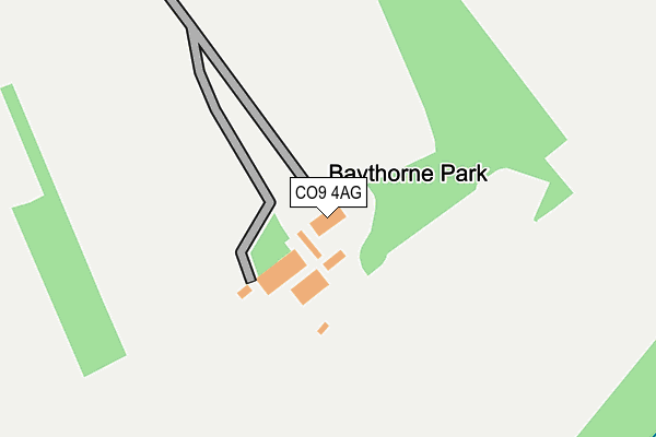 CO9 4AG map - OS OpenMap – Local (Ordnance Survey) CO9 4AG map - OS OpenMap – Local (Ordnance Survey)