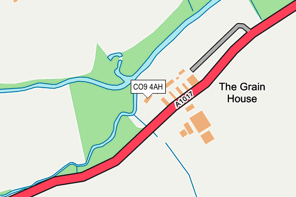 CO9 4AH map - OS OpenMap – Local (Ordnance Survey) CO9 4AH map - OS OpenMap – Local (Ordnance Survey)