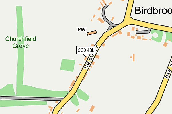 CO9 4BL map - OS OpenMap – Local (Ordnance Survey) CO9 4BL map - OS OpenMap – Local (Ordnance Survey)